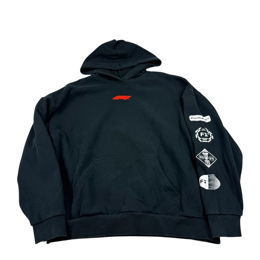 Formula 1 F1 Black Hoodie Sweatshirt Official Licensed Mens Small Graphic Print - Picture 2 of 9